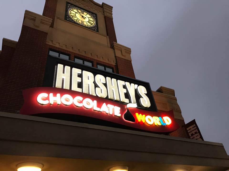 Visiting Hershey Chocolate World Five for the Road