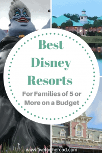 On Site Disney Resorts on a Budget