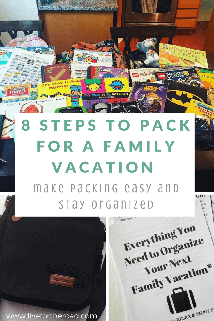 pack for your family vacation
