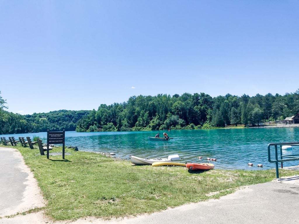 green lake state park visit in syracuse