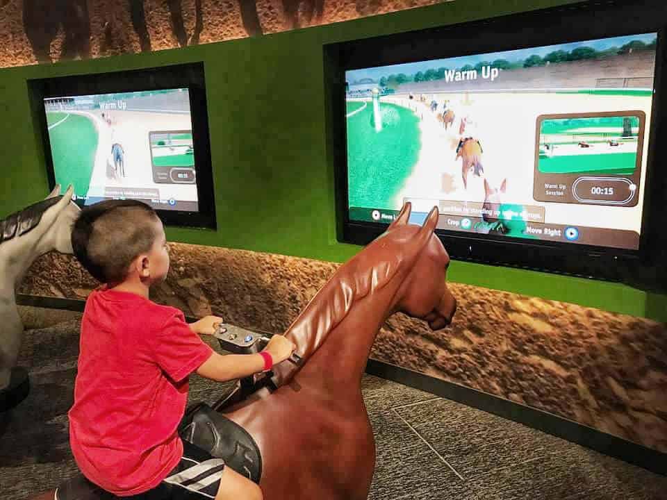 Exhibits at the Kentucky Derby Museum