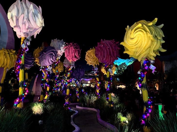 Seuss Landing during the Holidays at Universal.