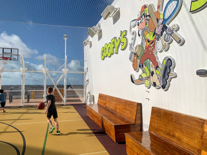 basketball on the disney dream