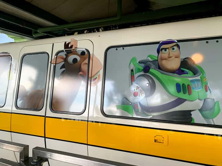 Monorail at Disney World